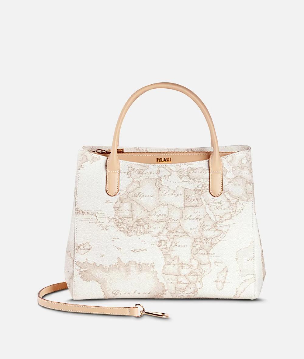 Alviero martini 1a classe Geo White Borsa piccola a mano con tracolla