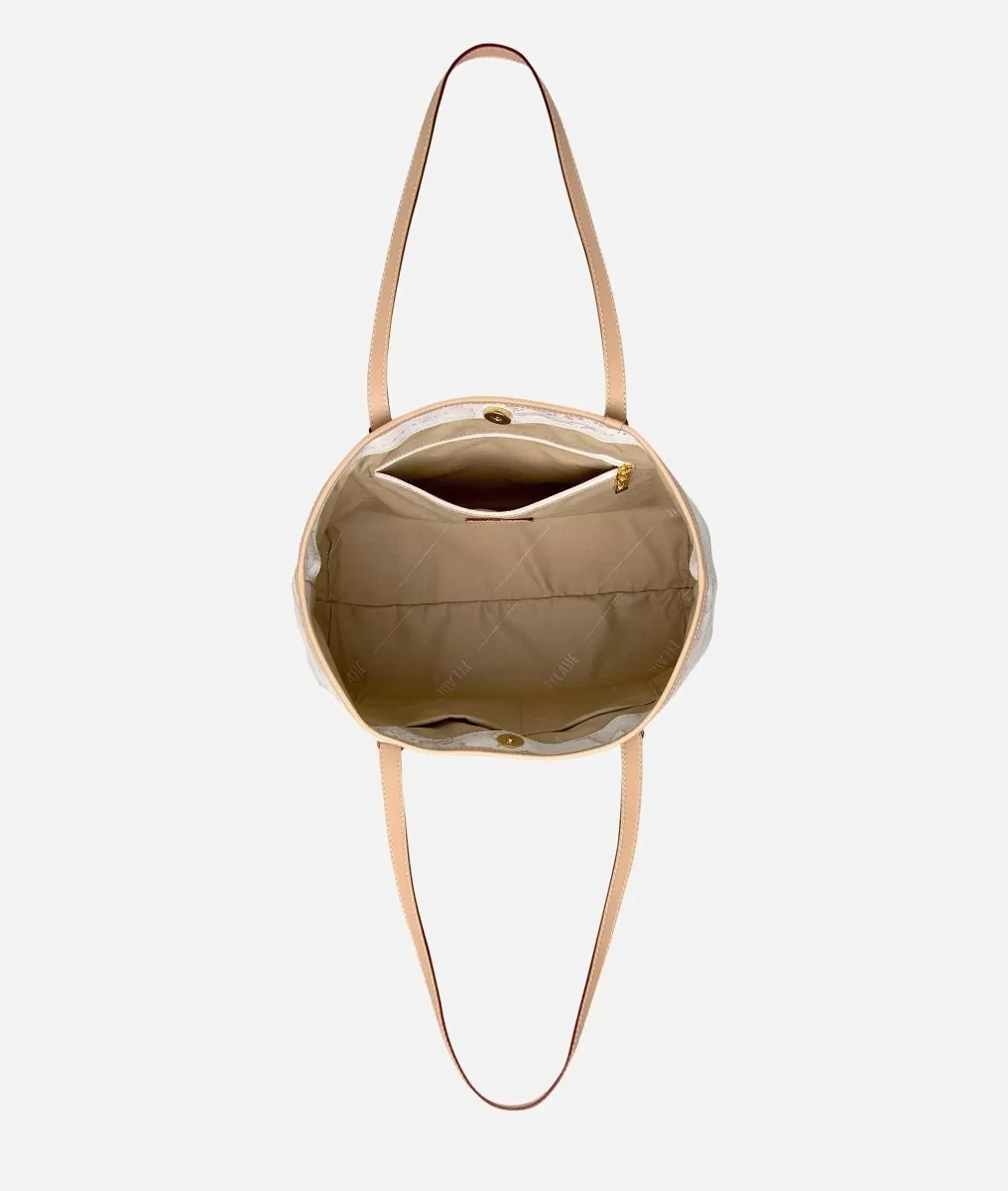 Alviero Martini 1a Classe Geo White Borsa Shopping Media