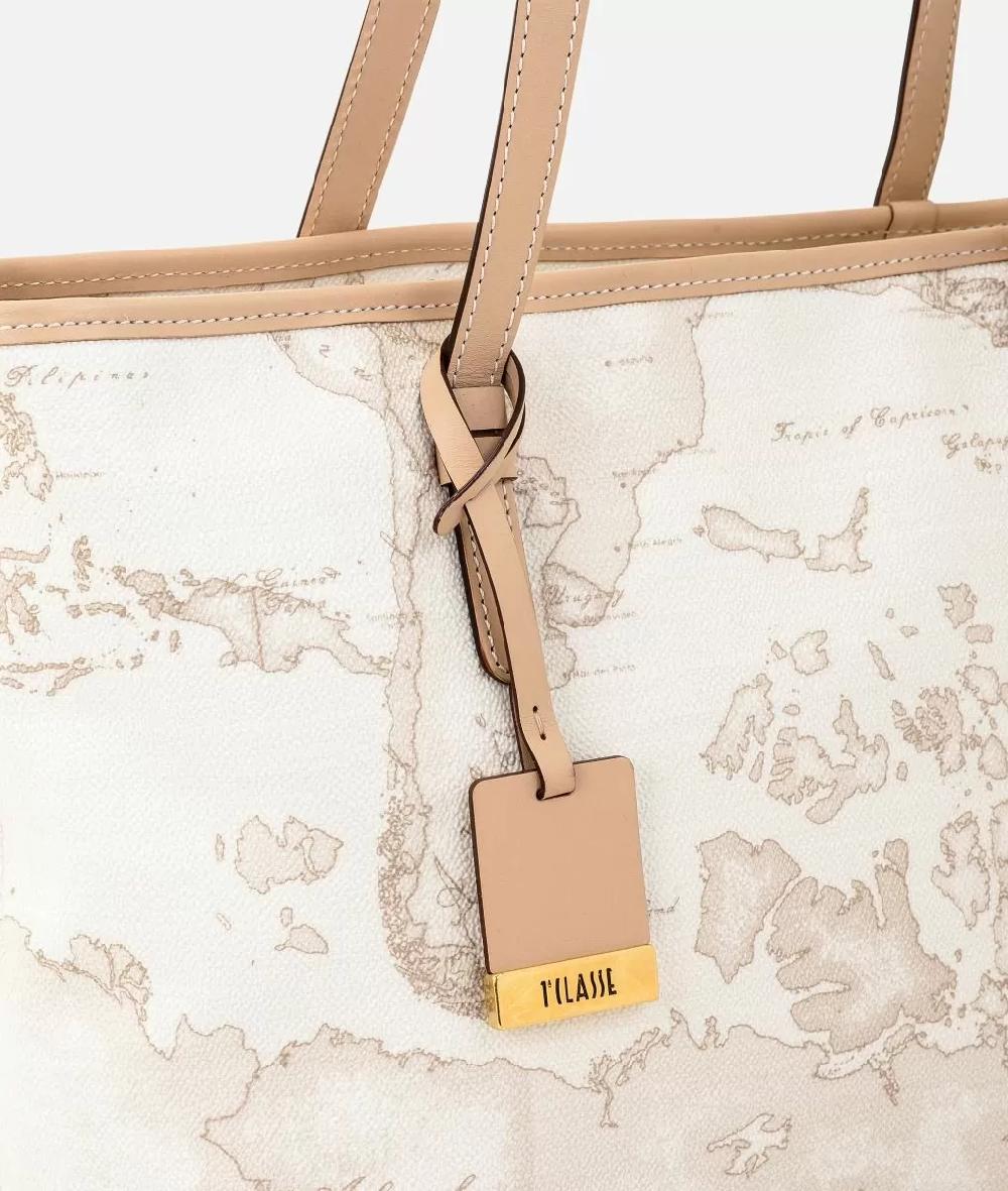 Alviero Martini 1a Classe Geo White Borsa Shopping Media