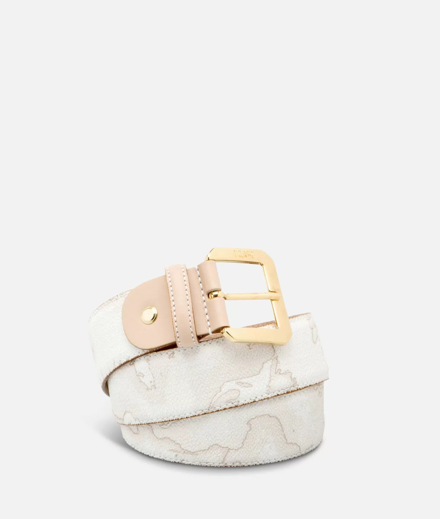 Alviero martini 1a classe Geo White Cintura con fibbia metallica