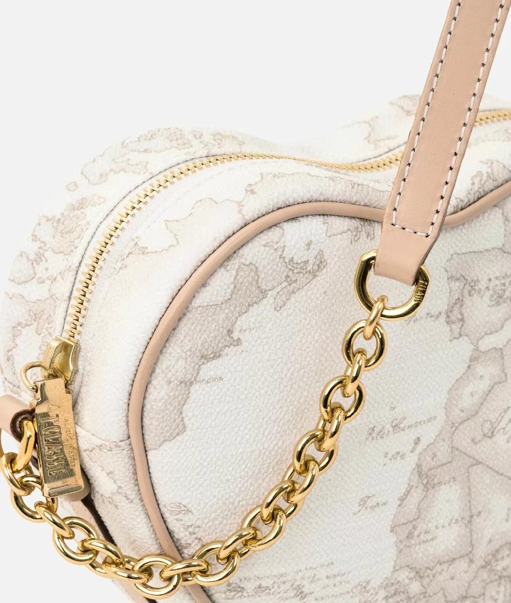 Alviero Martini 1a Classe Geo White Mini Tracolla A Cuore