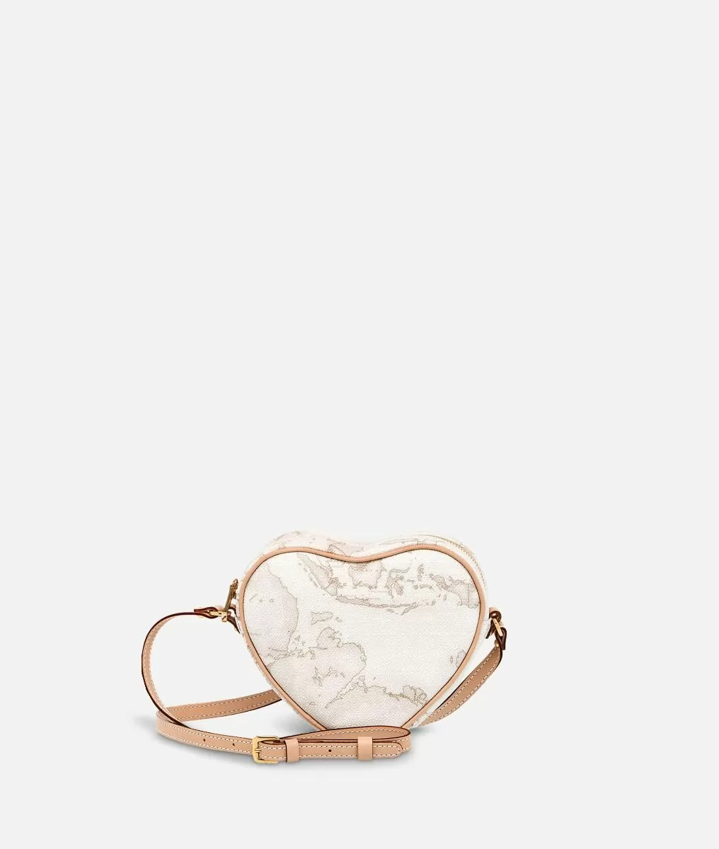 Alviero martini 1a classe Geo White Mini tracolla a cuore