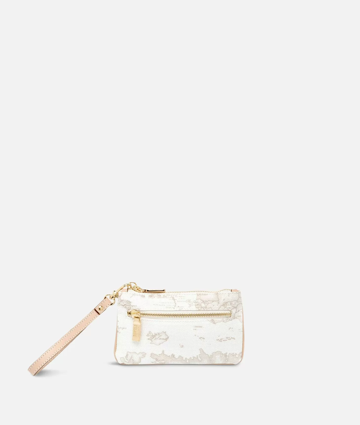 Alviero martini 1a classe Geo White Pochette a mano con occhiello