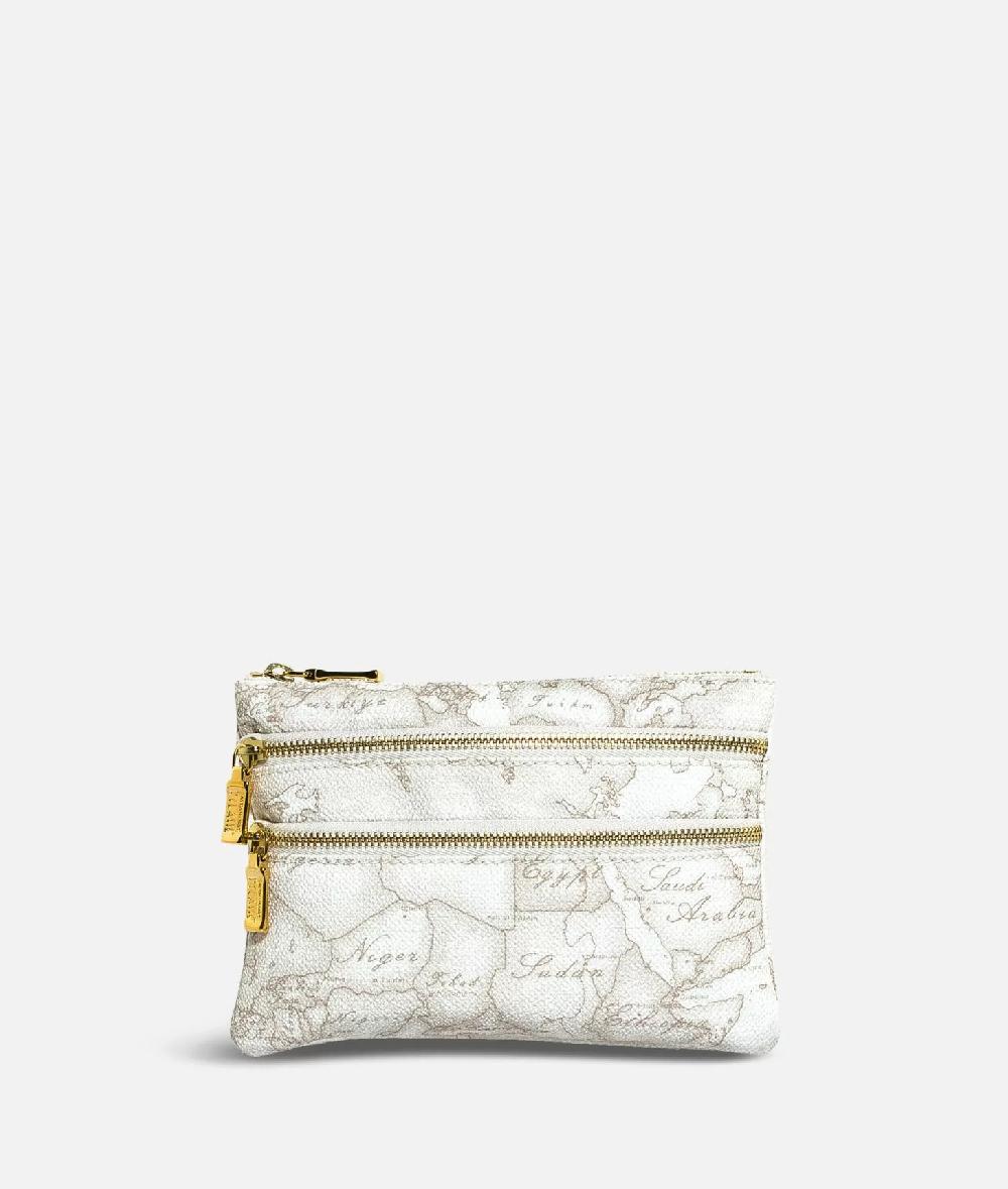 Alviero martini 1a classe Geo White Pochette media con tasche