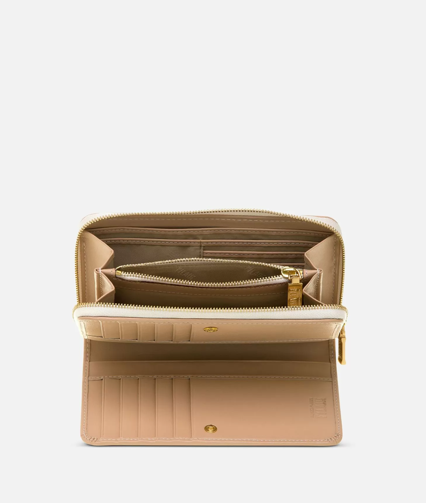 Alviero Martini 1a Classe Geo White Portafogli Grande Con Zip