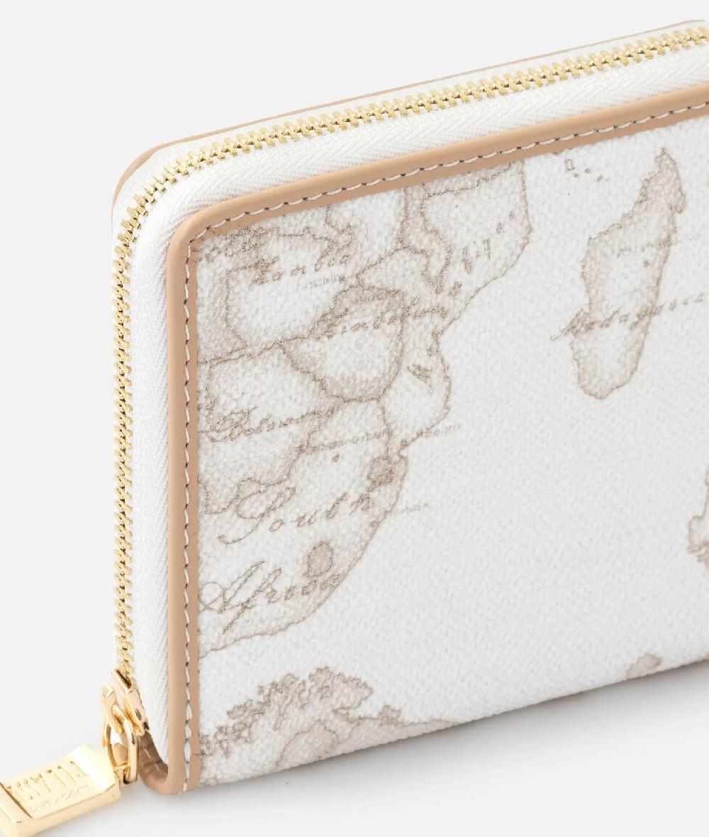 Alviero Martini 1a Classe Geo White Portafoglio Ziparound Piccolo
