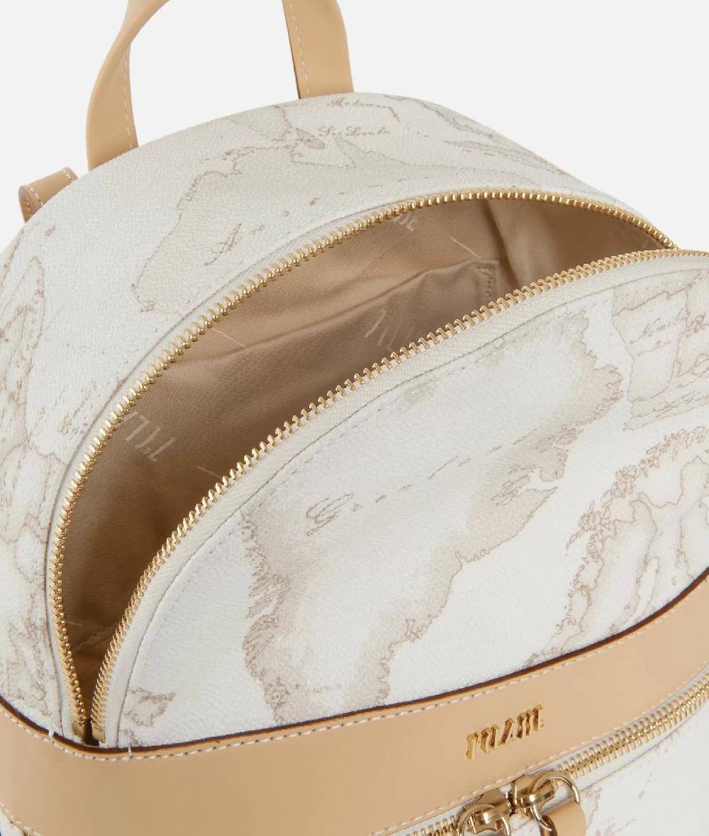 Alviero Martini 1a Classe Geo White Zainetto Con Logo 1° Classe