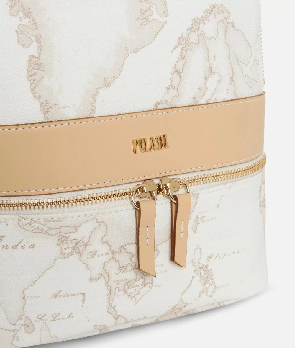 Alviero Martini 1a Classe Geo White Zainetto Con Logo 1° Classe