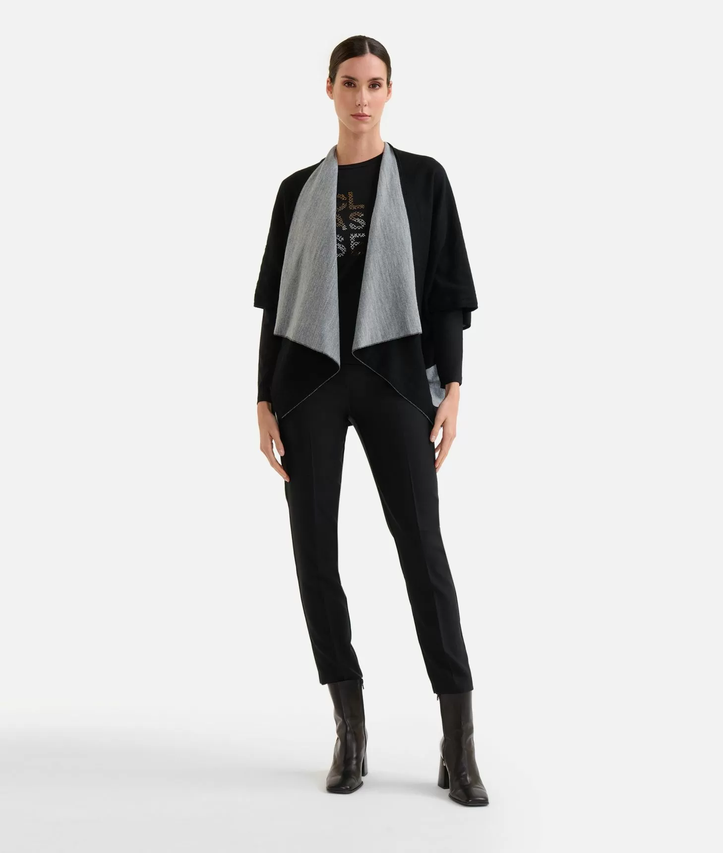 Alviero martini 1a classe Gilet con logo 1ᴬ Classe Nero