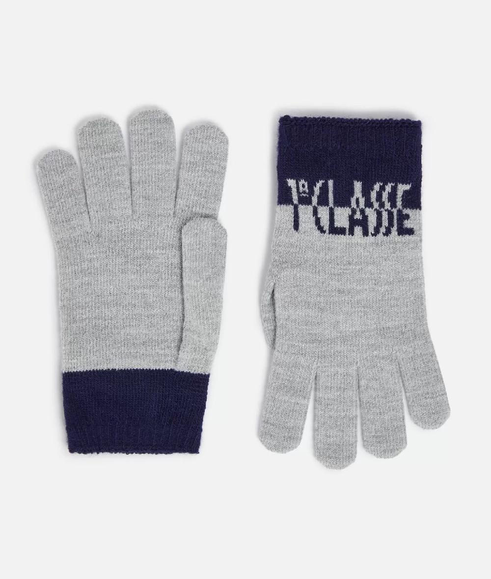 Alviero martini 1a classe Guanti bicolor con logo 1ᴬ Classe Blu Zaffiro