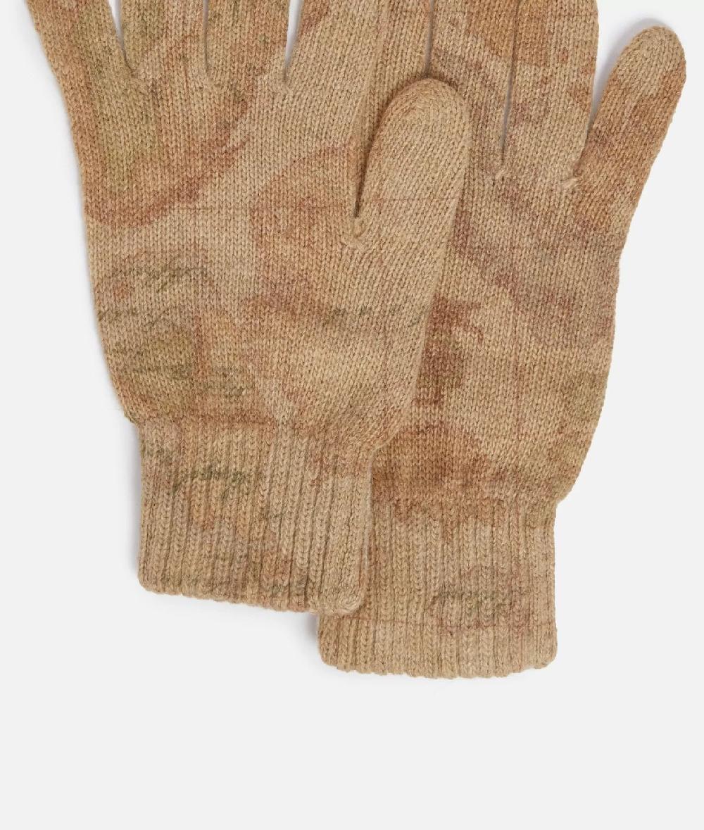 Alviero Martini 1a Classe Guanti In Misto Cashmere Geo Classic