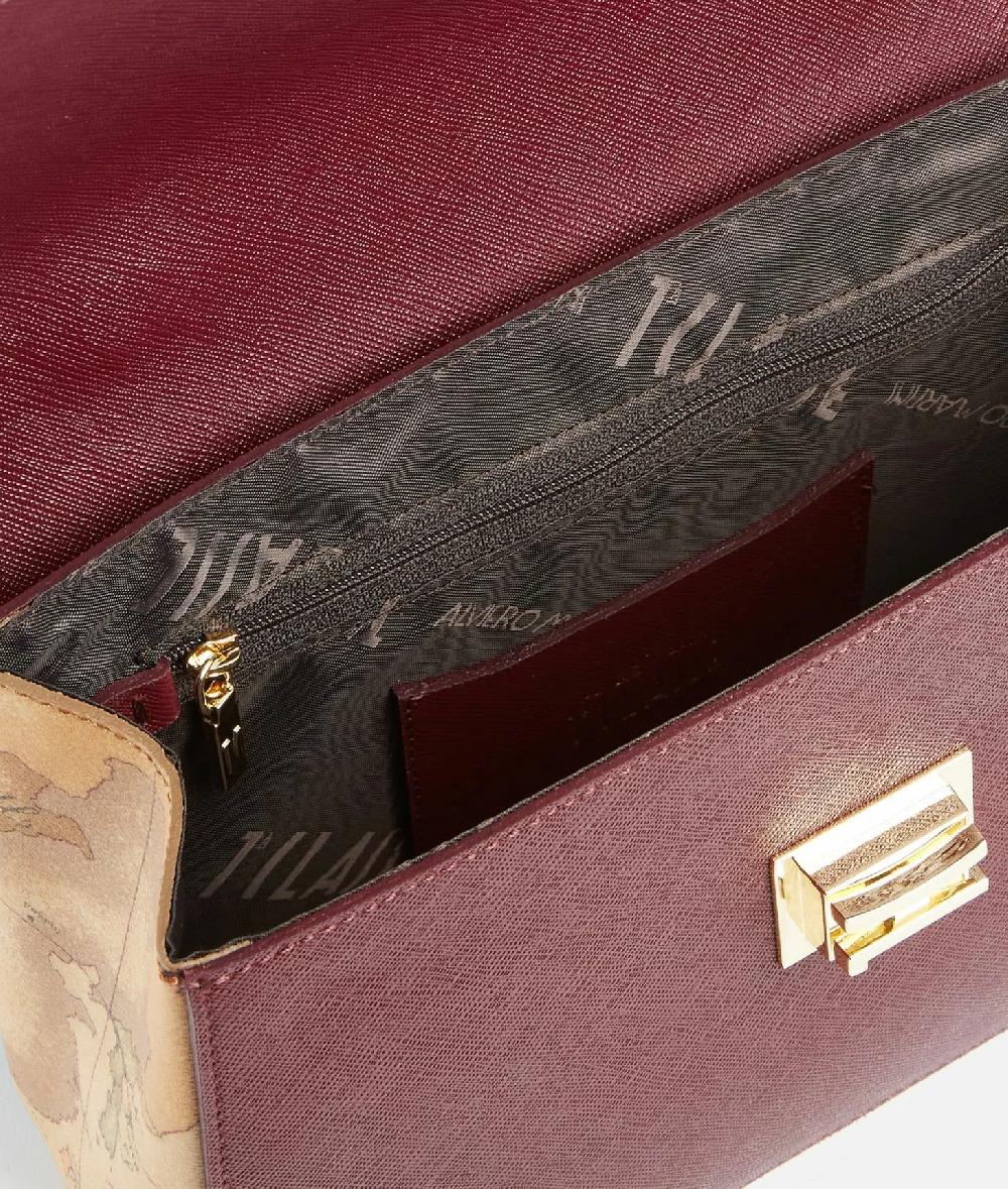 Alviero Martini 1a Classe Ideal Bag Tracolla Con Catena Burgundy