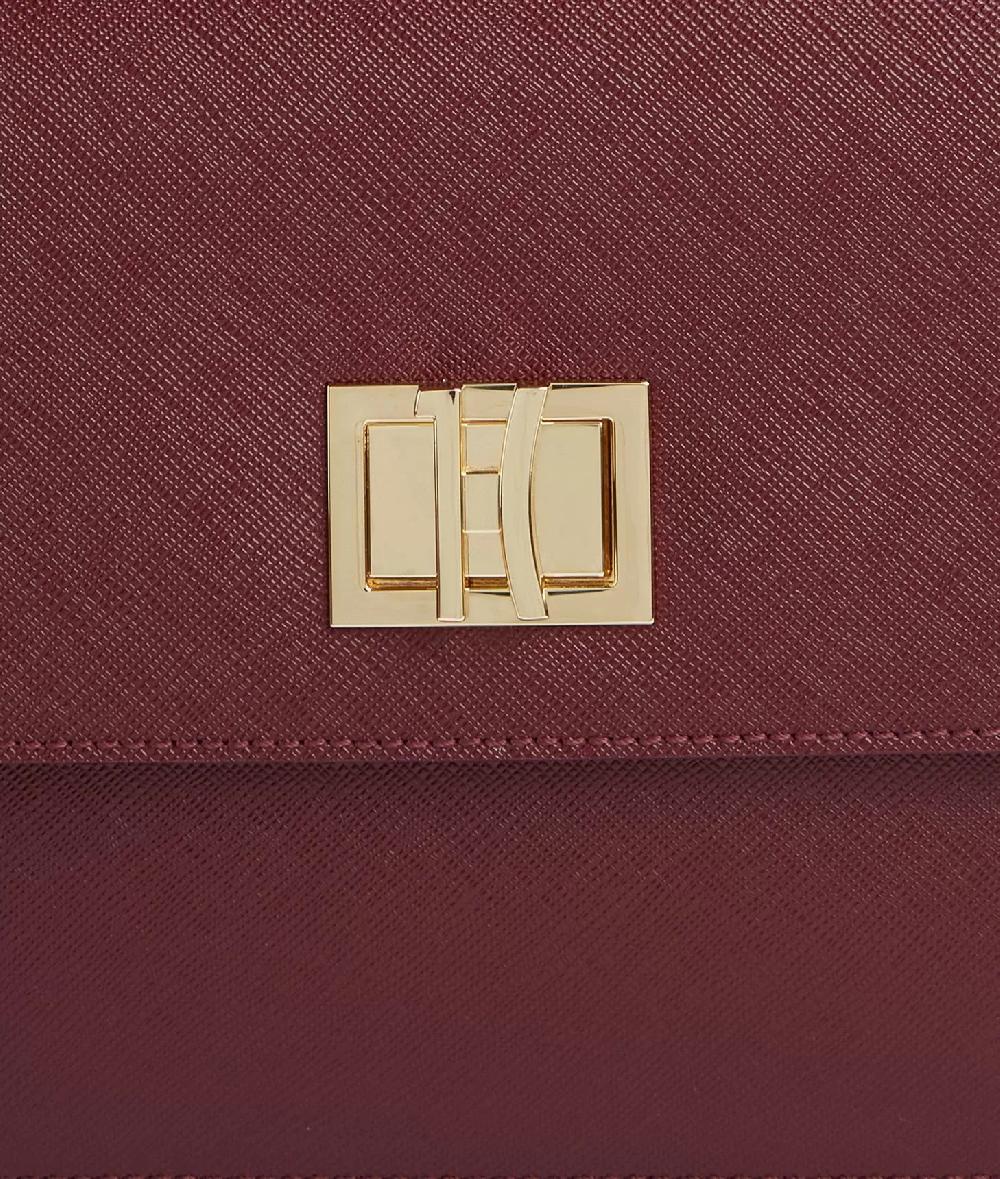 Alviero Martini 1a Classe Ideal Bag Tracolla Con Catena Burgundy