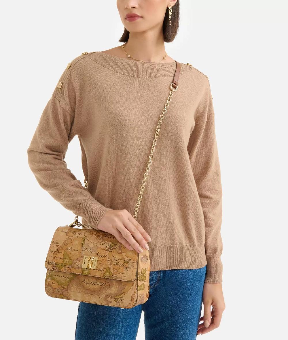 Alviero Martini 1a Classe Ideal Bag Tracolla Con Catena Geo Classic