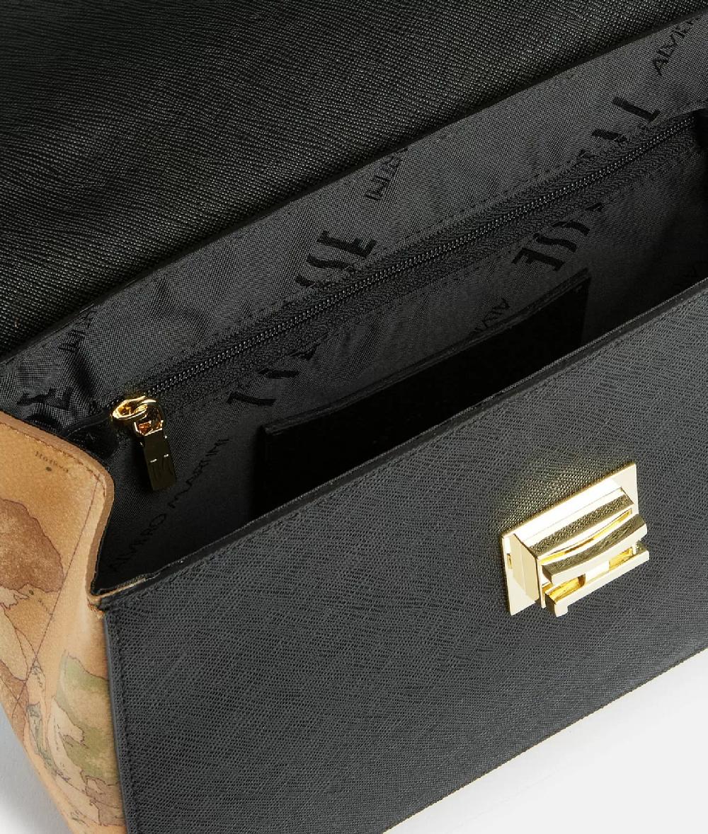 Alviero Martini 1a Classe Ideal Bag Tracolla Con Catena Nera