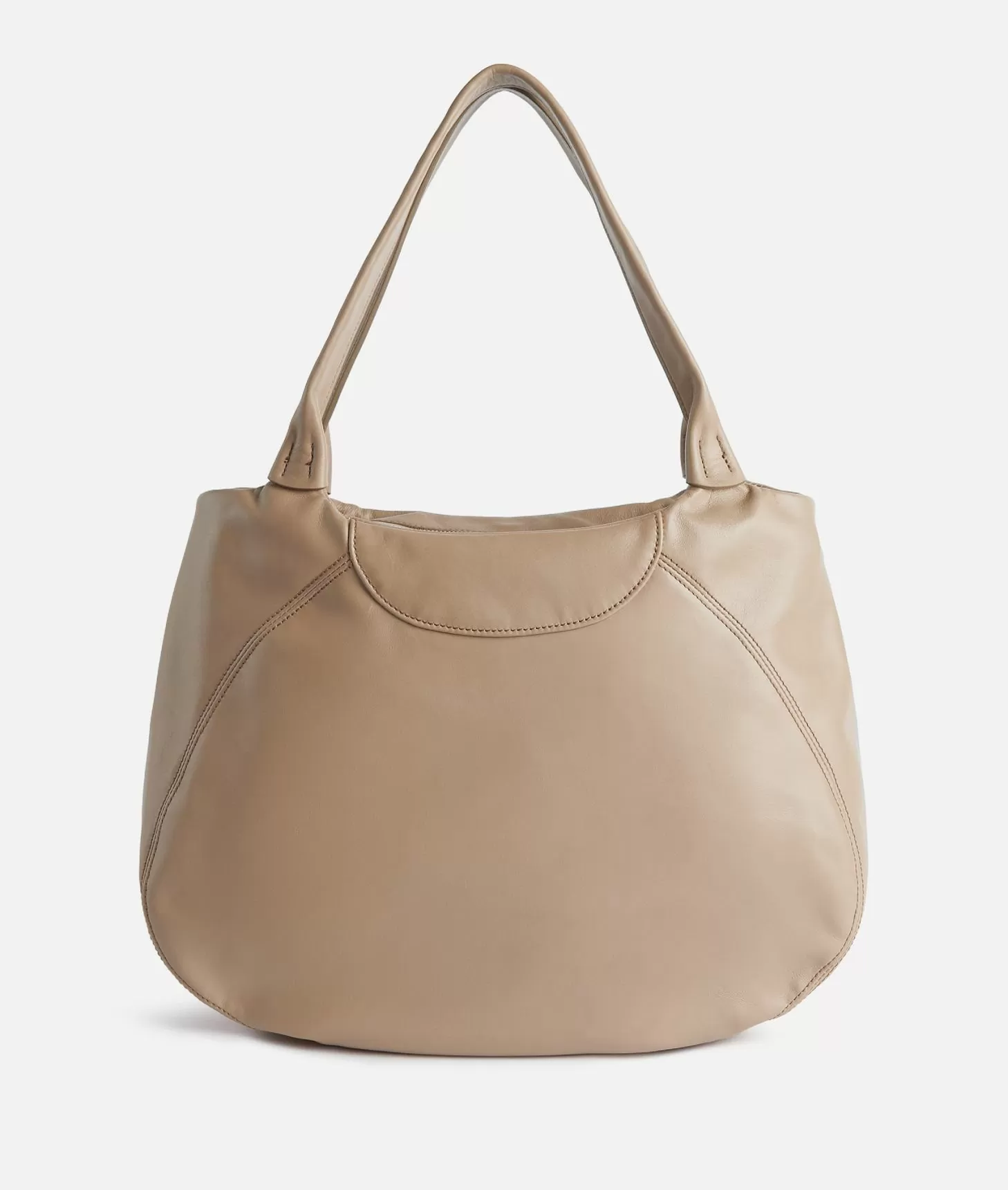 Alviero Martini 1a Classe Immersive Leather Shopper Morbida Taupe Chiaro