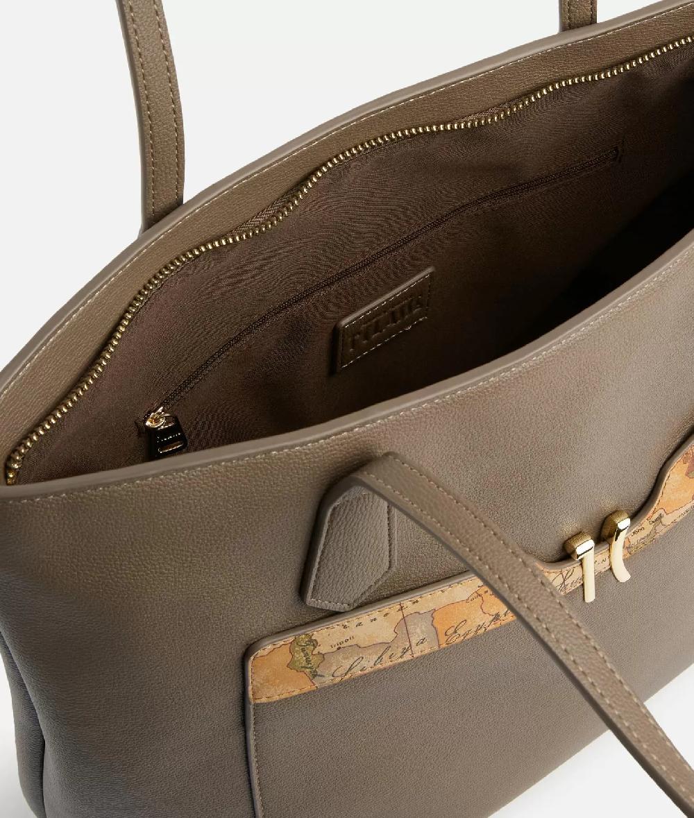 Alviero Martini 1a Classe Innovative Vision Borsa Shopping Taupe Scuro