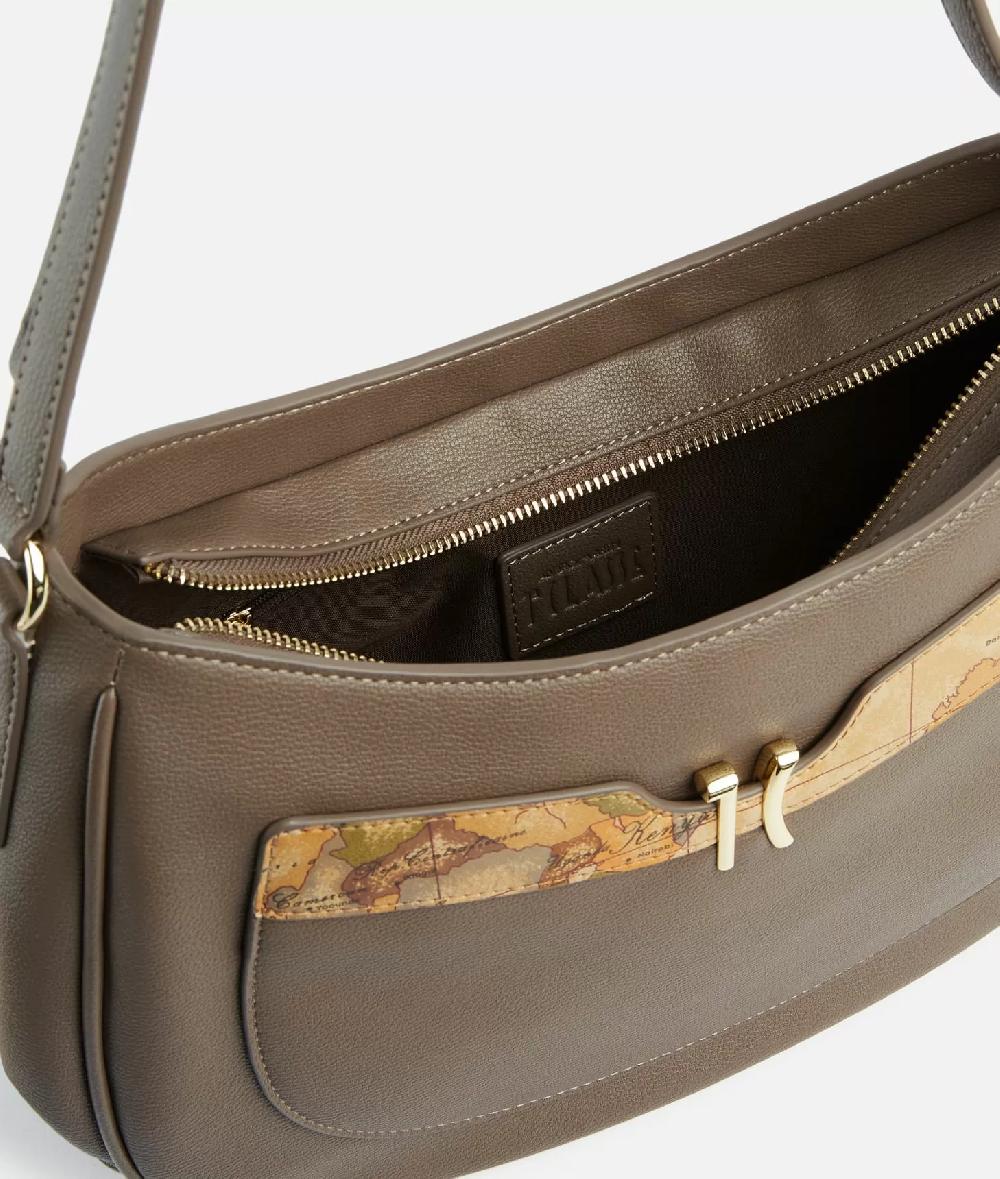 Alviero Martini 1a Classe Innovative Vision Borsa Sottospalla Doppia Portabilità Taupe Scuro