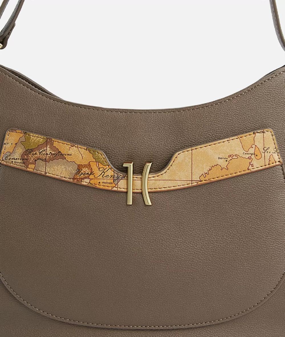 Alviero Martini 1a Classe Innovative Vision Borsa Sottospalla Doppia Portabilità Taupe Scuro