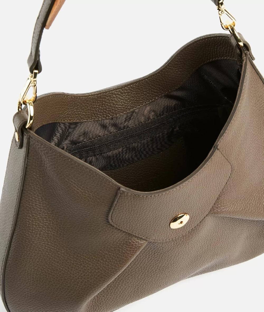 Alviero Martini 1a Classe Inspiring Bag Borsa Sottospalla Grande Taupe Scuro