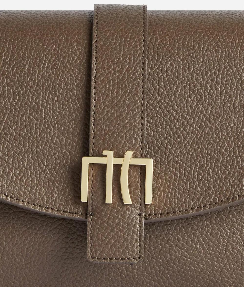 Alviero Martini 1a Classe Inspiring Bag Tracolla Con Patta Taupe Scuro