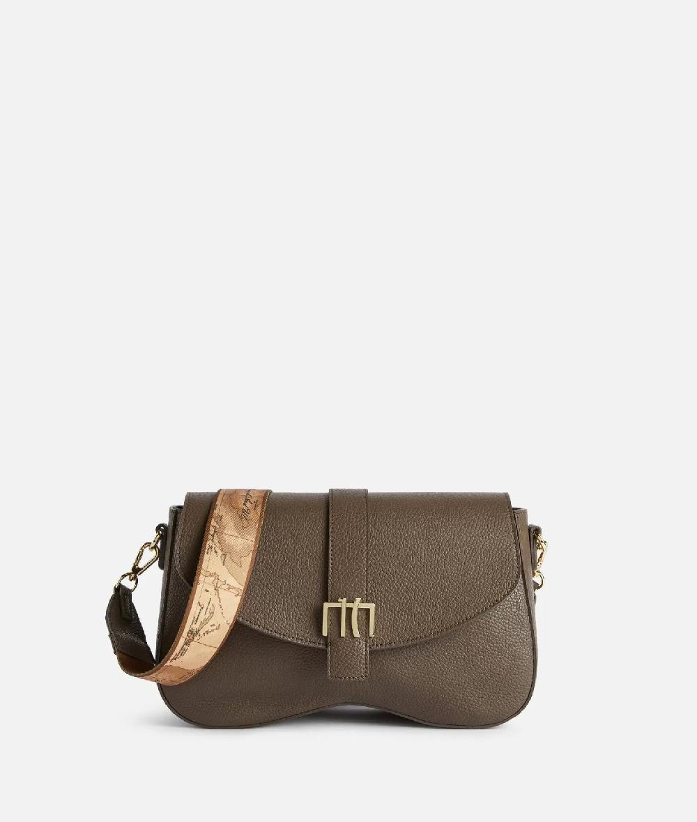 Alviero martini 1a classe Inspiring Bag tracolla con patta Taupe Scuro