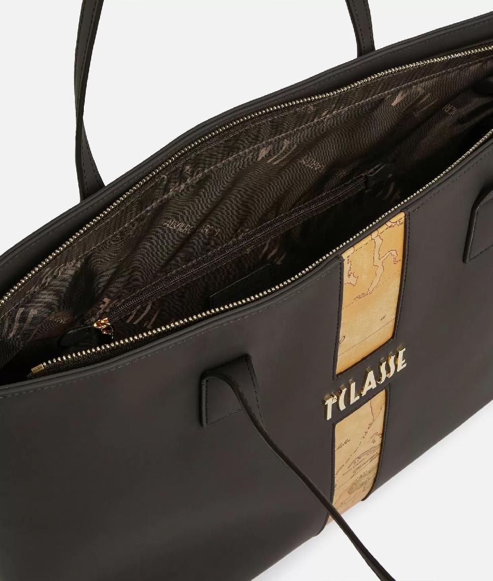 Alviero Martini 1a Classe Journey Geo Borsa Shopping Ebano