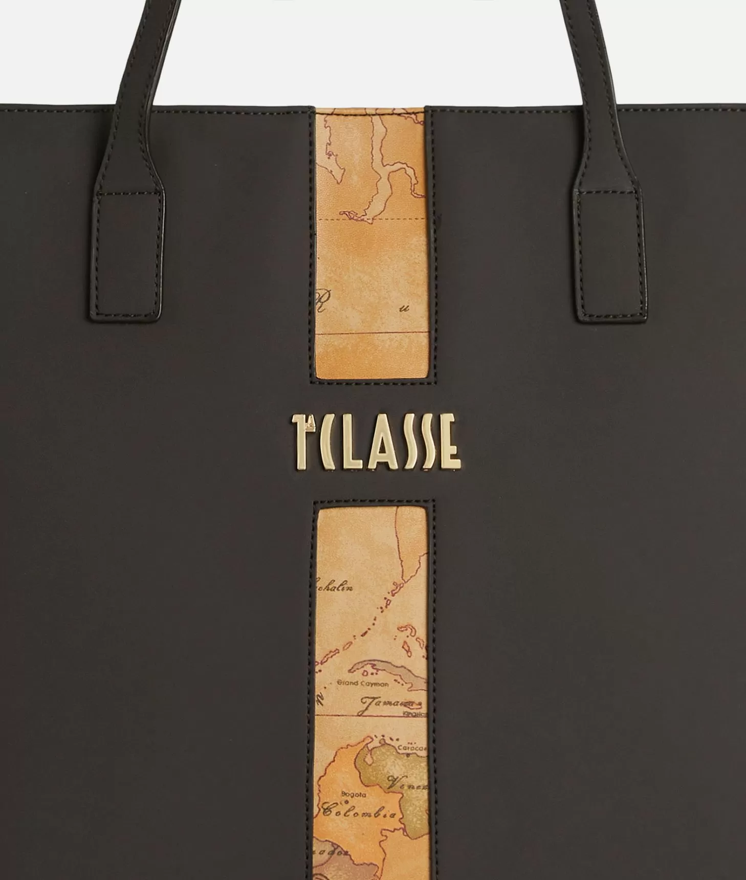 Alviero Martini 1a Classe Journey Geo Borsa Shopping Ebano