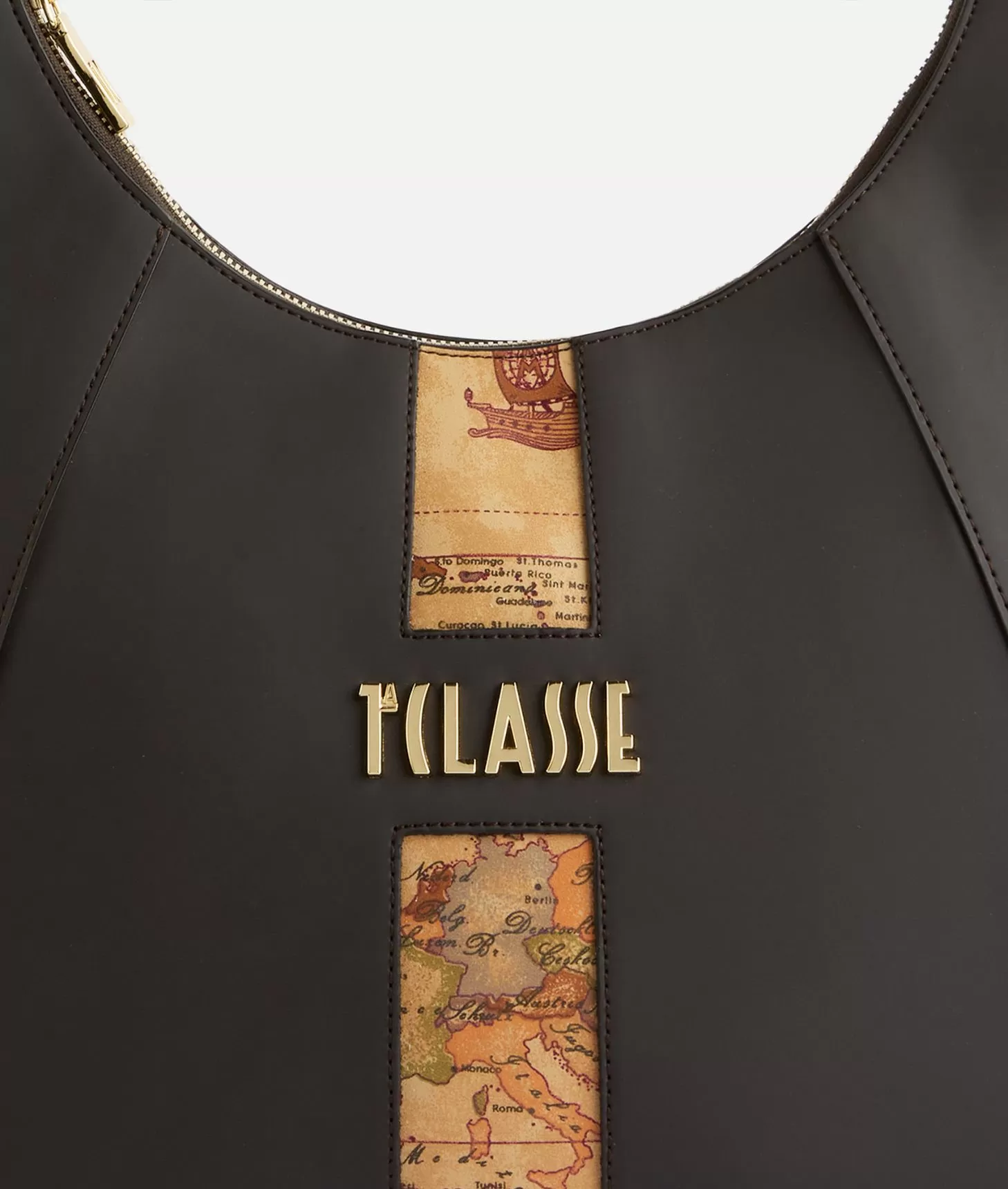 Alviero Martini 1a Classe Journey Geo Borsa Sottospalla Ebano