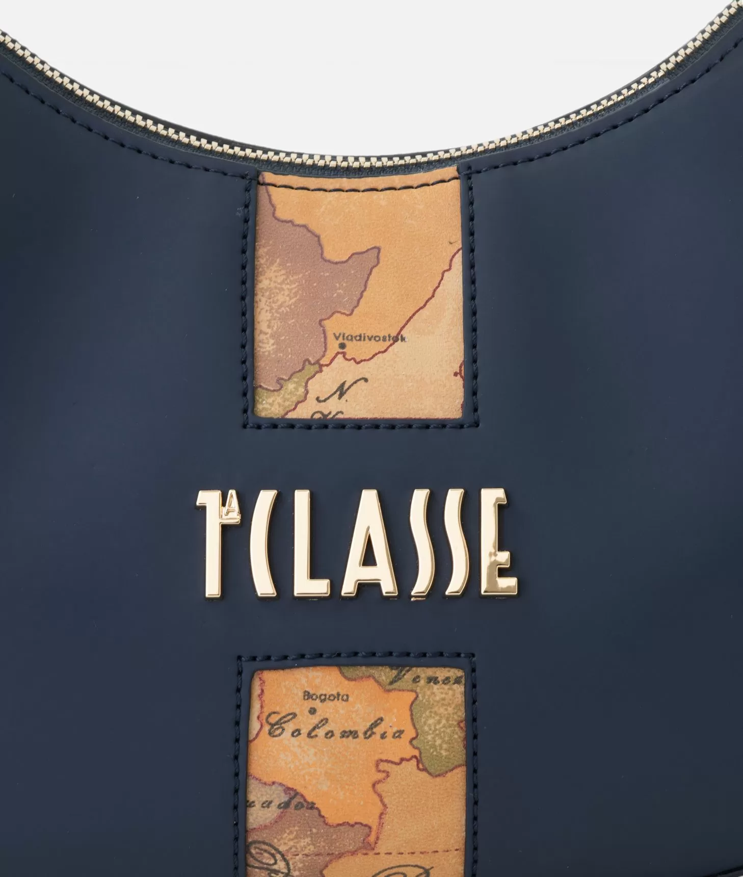 Alviero Martini 1a Classe Journey Geo Sottospalla A Mezzaluna Blu Navy