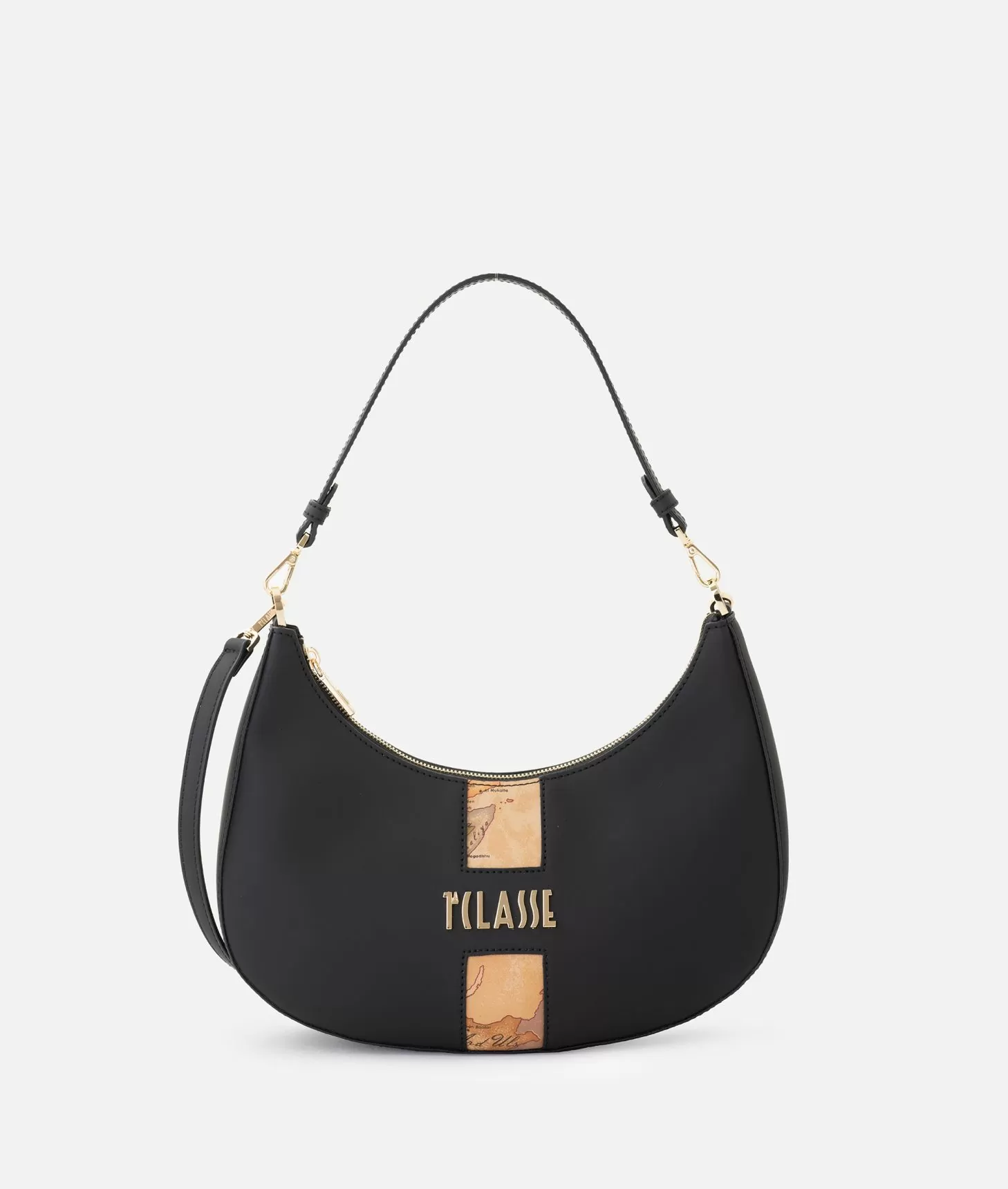 Alviero martini 1a classe Journey Geo sottospalla a mezzaluna Nera