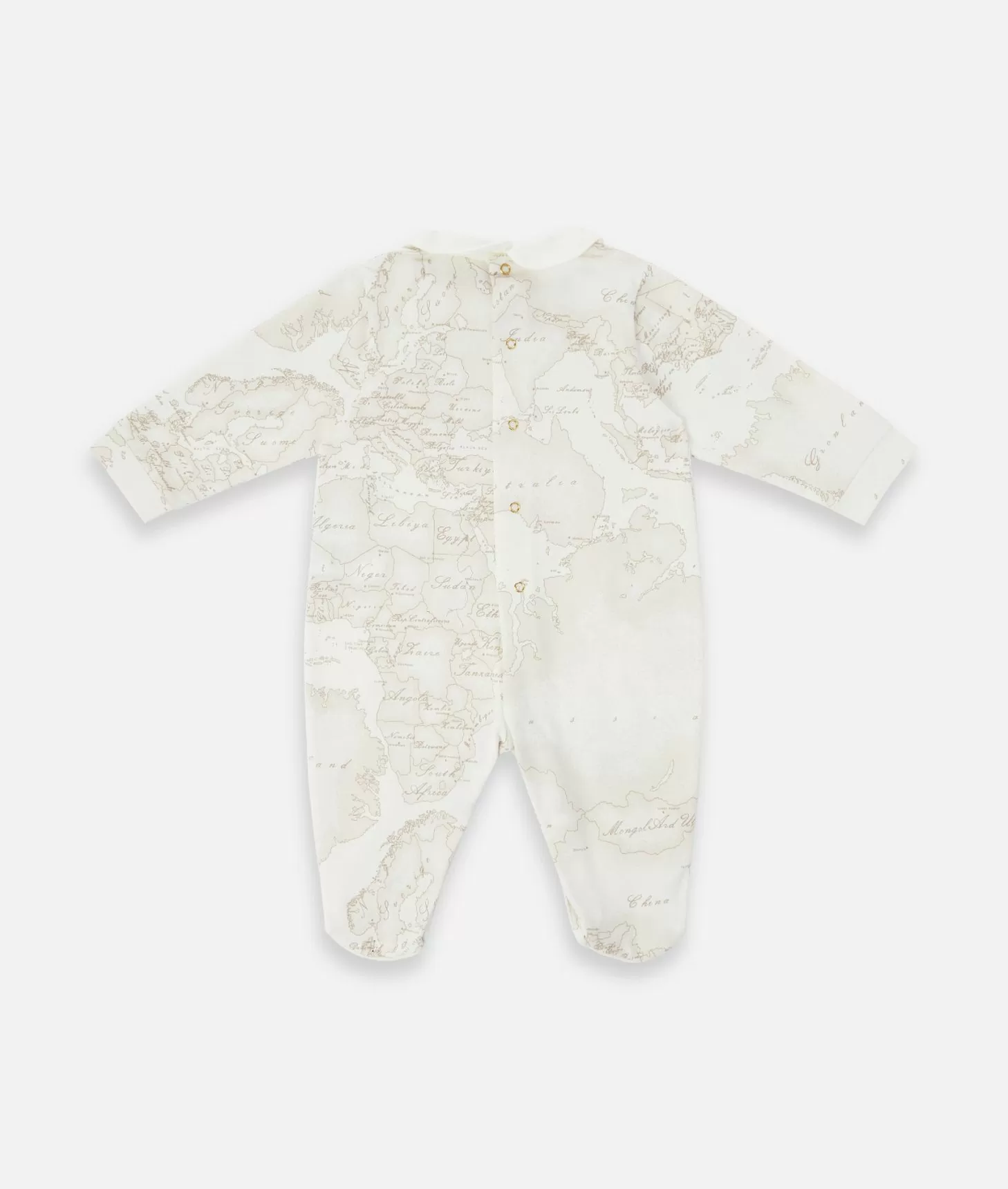 Alviero Martini 1a Classe Kit Con Tutina Bavaglino E Cappellino Geo White