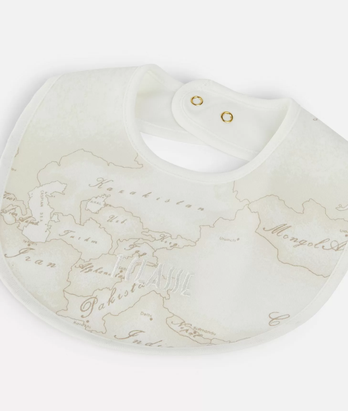 Alviero Martini 1a Classe Kit Con Tutina Bavaglino E Cappellino Geo White