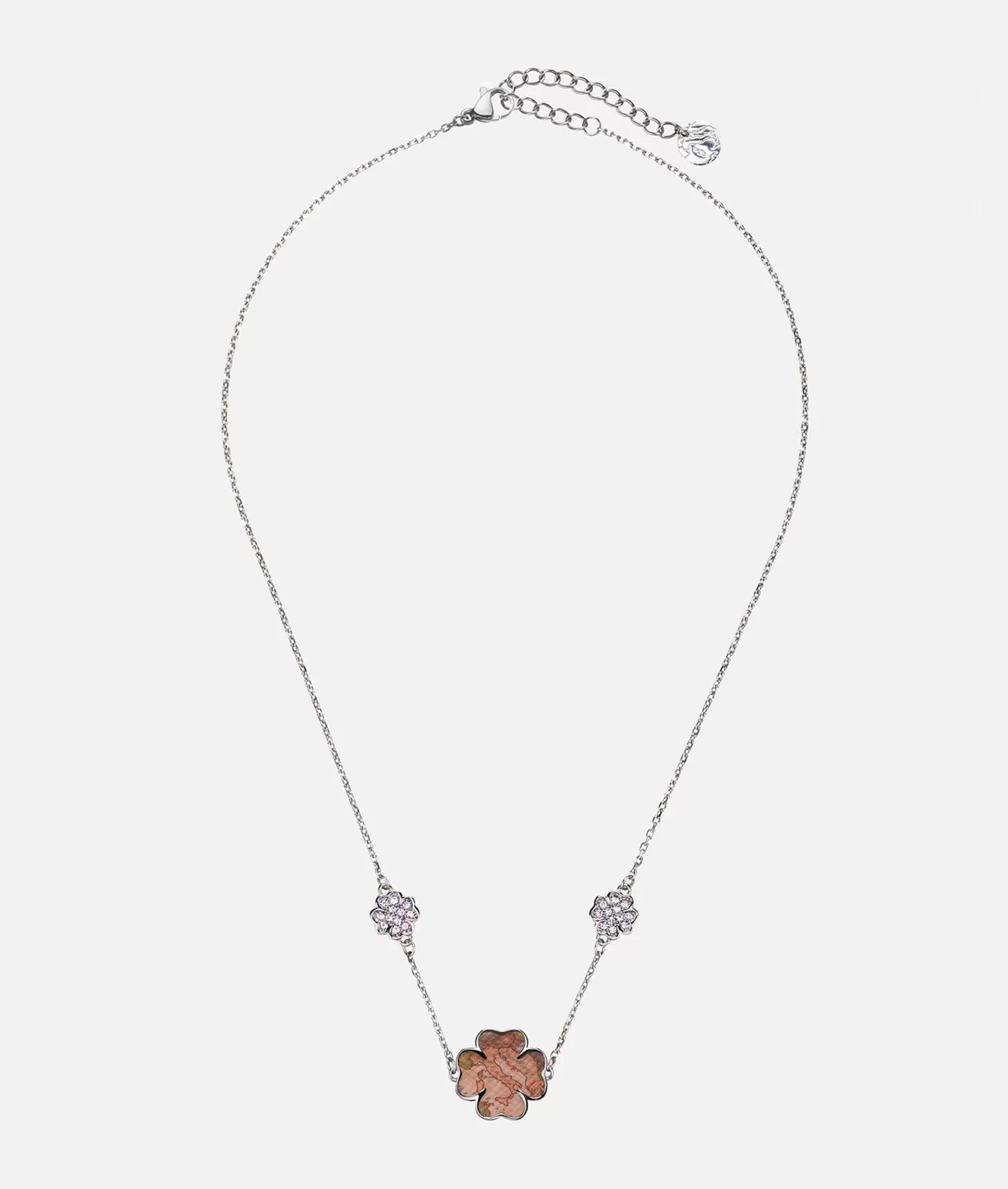 Alviero martini 1a classe Lucky Lane girocollo con quadrifoglio Geo Classic