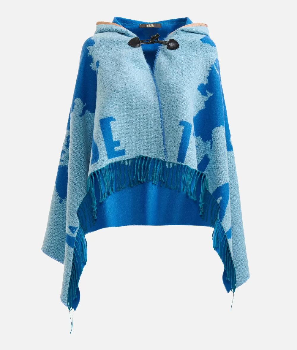 Alviero Martini 1a Classe Mantella Con Cappuccio E Alamaro Anice