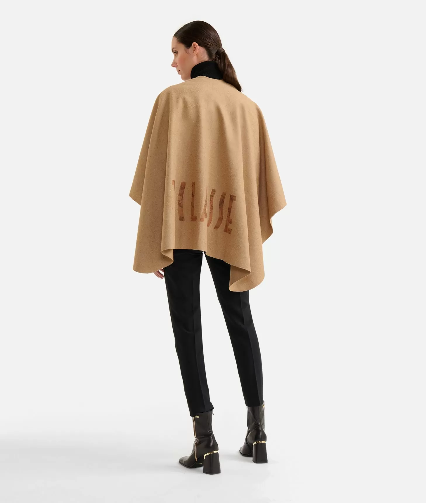 Alviero Martini 1a Classe Mantella In Panno Con Logo 1ᴬ Classe Biscotto