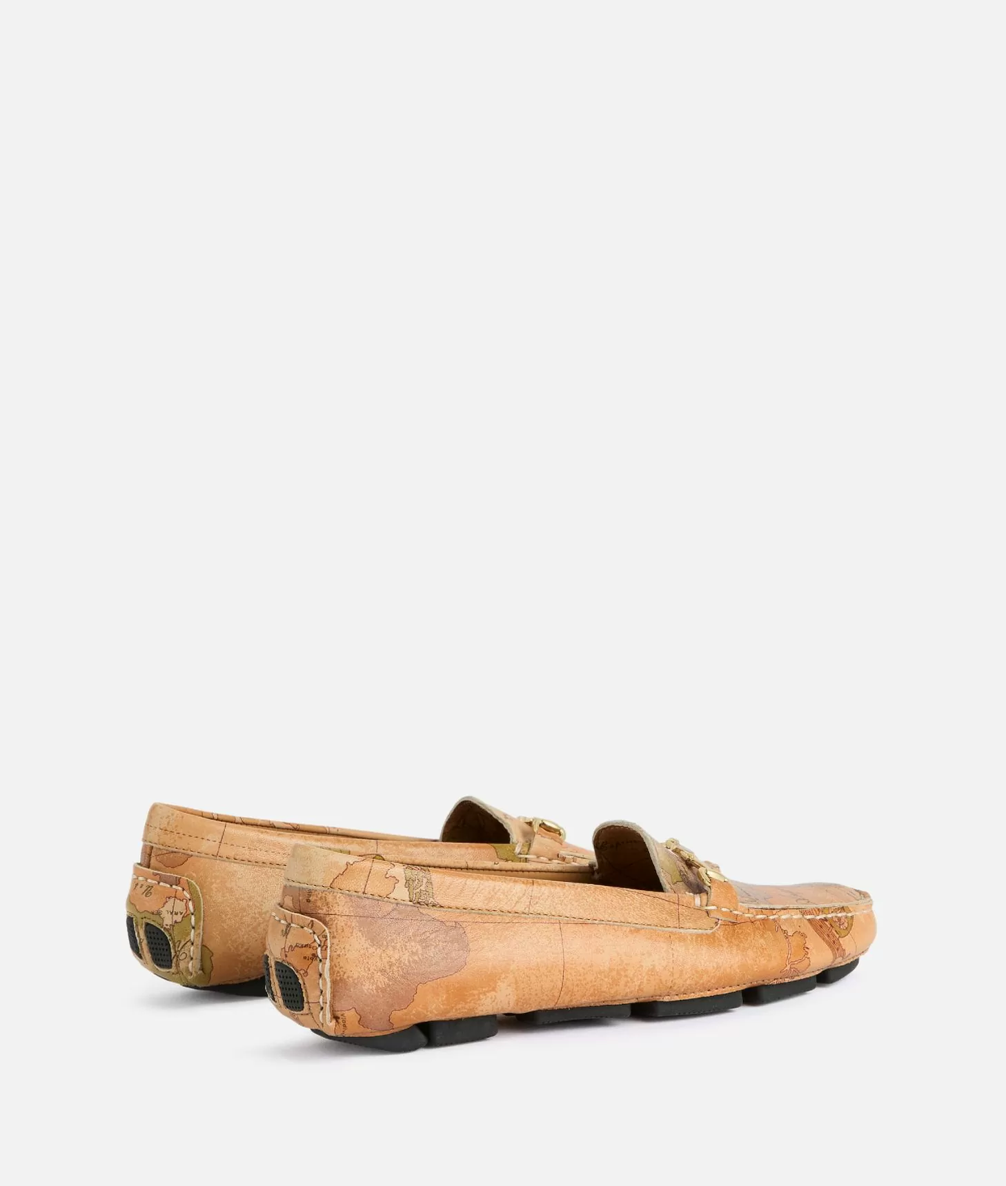 Alviero Martini 1a Classe Mocassini In Nappa Con Morsetto 1C Stampa Geo Classic