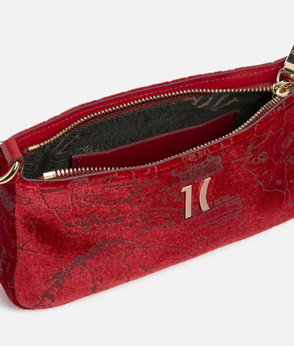 Alviero Martini 1a Classe Moments Bag Pochette Con Tracolla E Catena Rosso