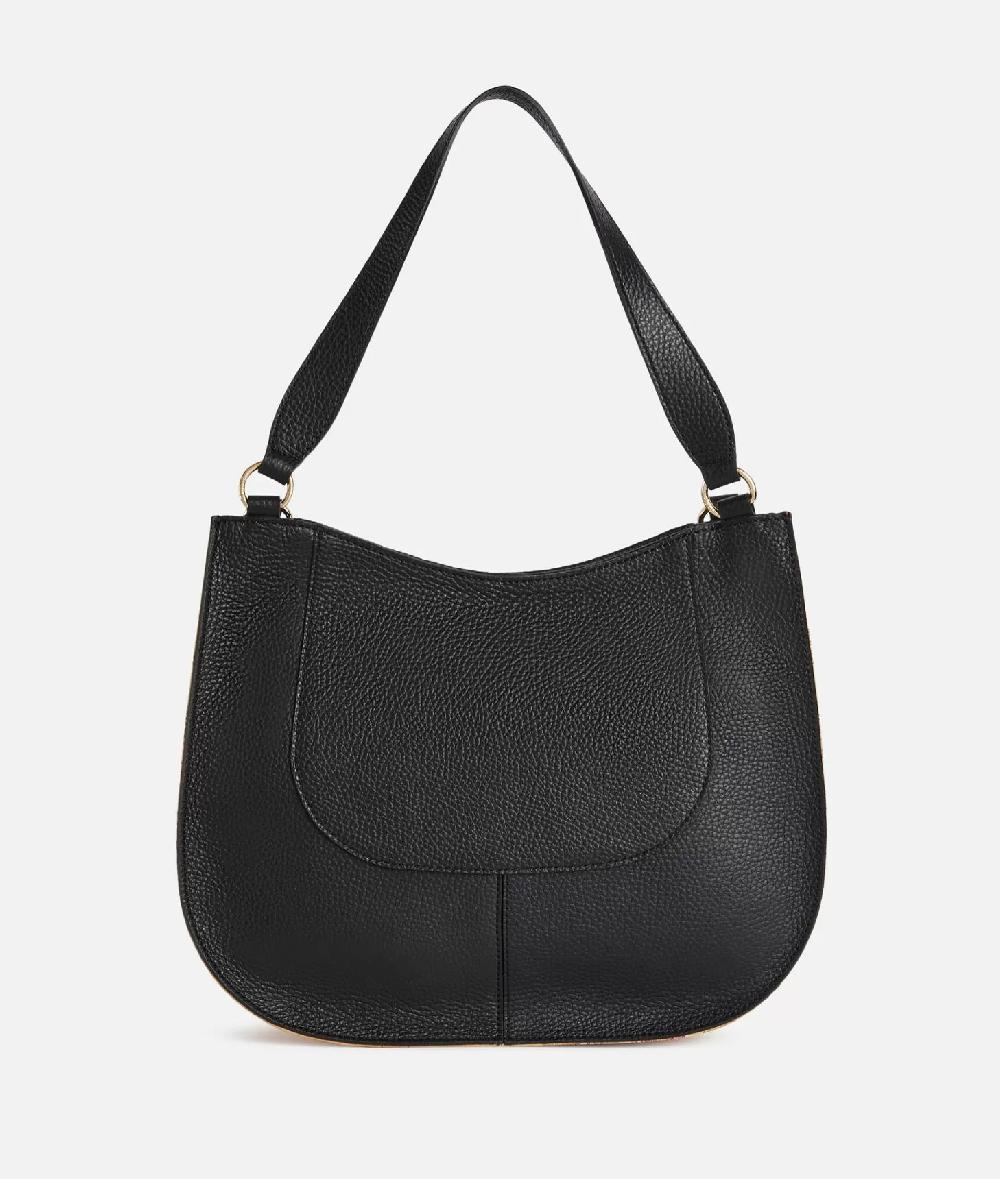 Alviero Martini 1a Classe New Moon Leather Borsa Sottospalla Nera