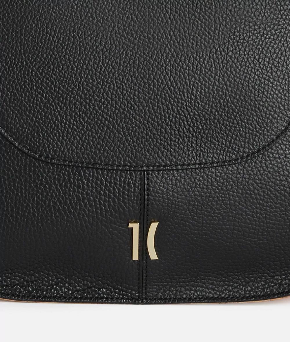 Alviero Martini 1a Classe New Moon Leather Borsa Sottospalla Nera