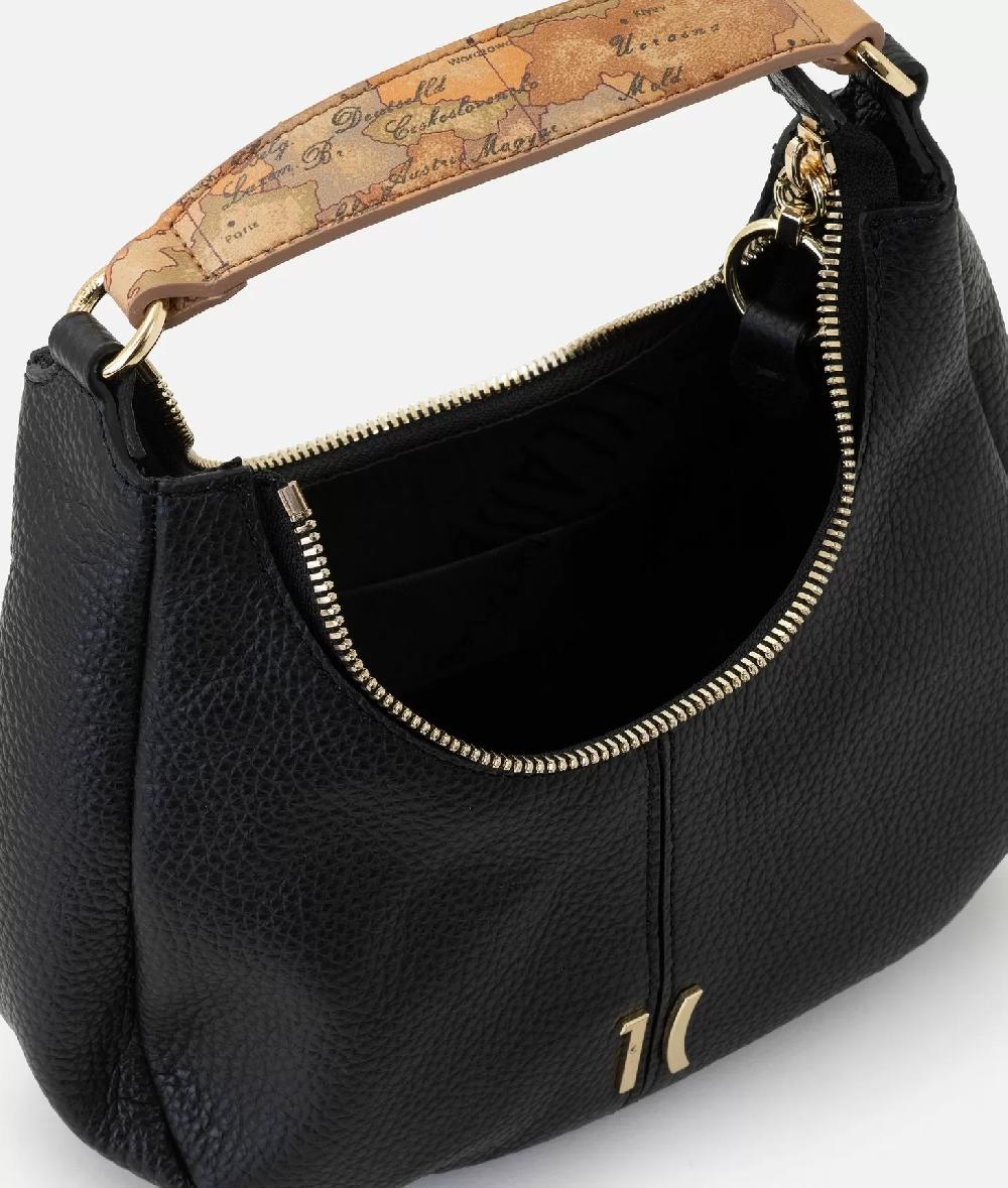 Alviero Martini 1a Classe New Moon Leather Tracollina Nera