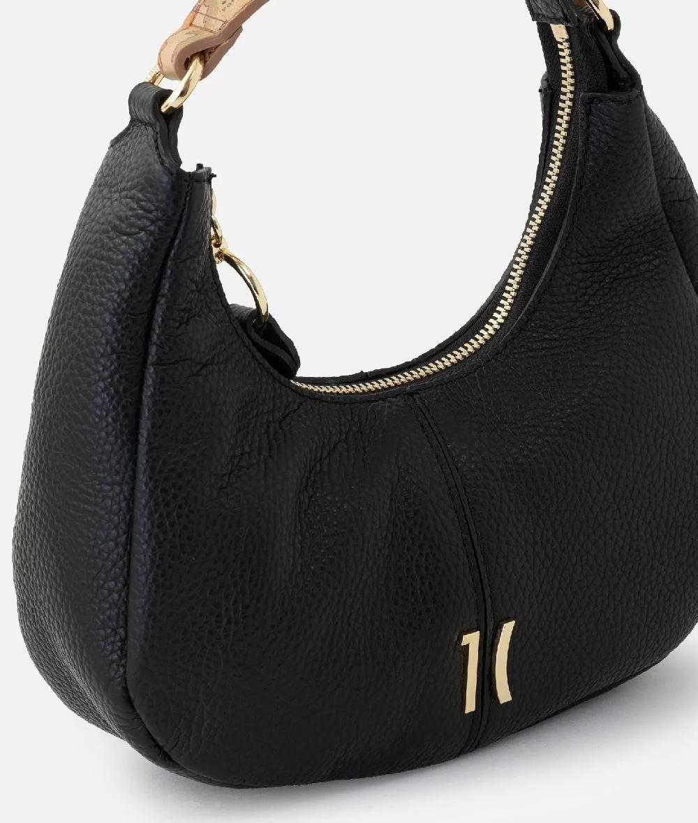 Alviero Martini 1a Classe New Moon Leather Tracollina Nera