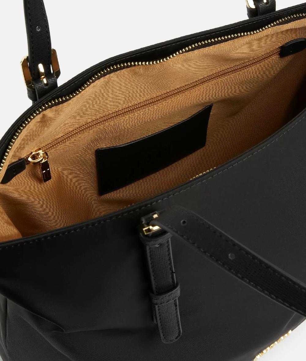 Alviero Martini 1a Classe Nylon Metaverse Borsa Shopping Nera