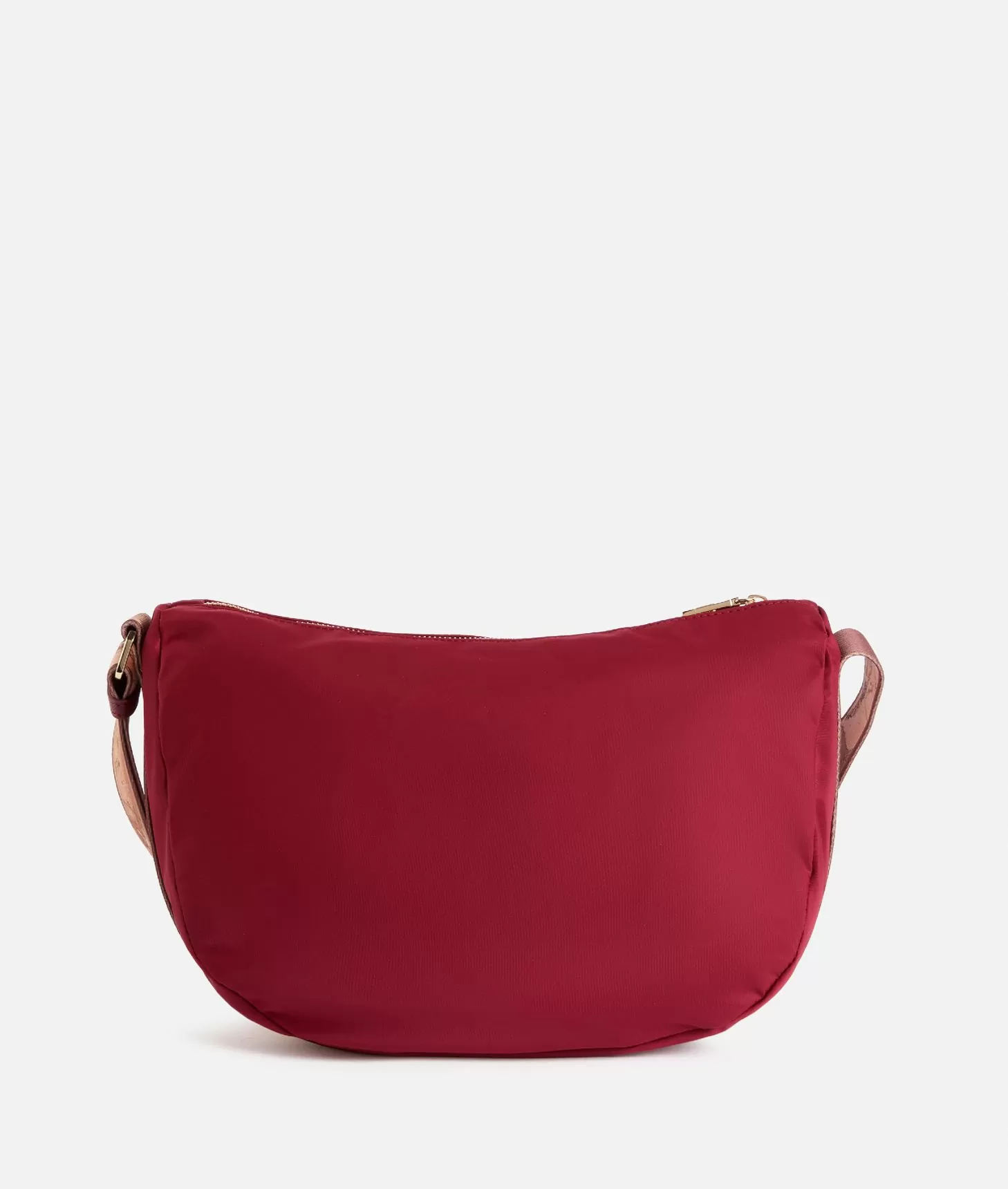 Alviero Martini 1a Classe Nylon Metaverse Tracolla A Mezzaluna Grande Lampone