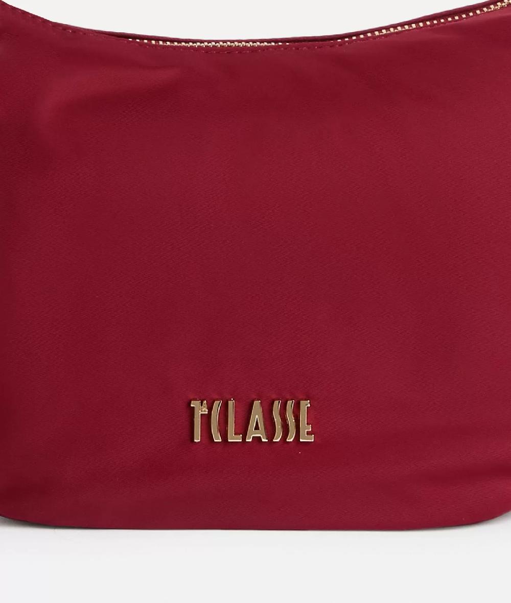 Alviero Martini 1a Classe Nylon Metaverse Tracolla A Mezzaluna Piccola Lampone