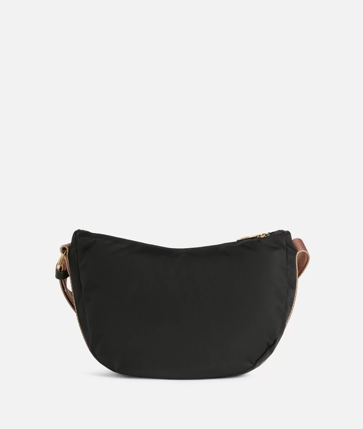 Alviero Martini 1a Classe Nylon Metaverse Tracolla A Mezzaluna Piccola Nera
