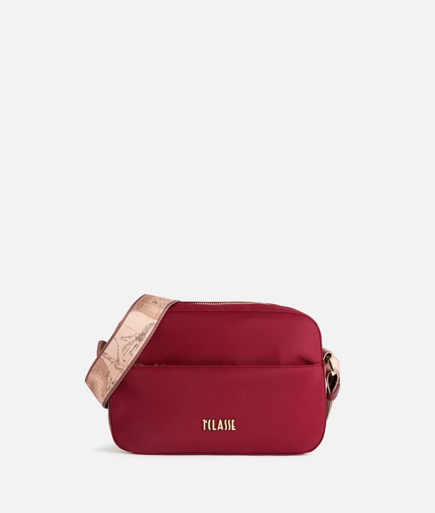 Alviero martini 1a classe Nylon Metaverse tracolla reporter Lampone