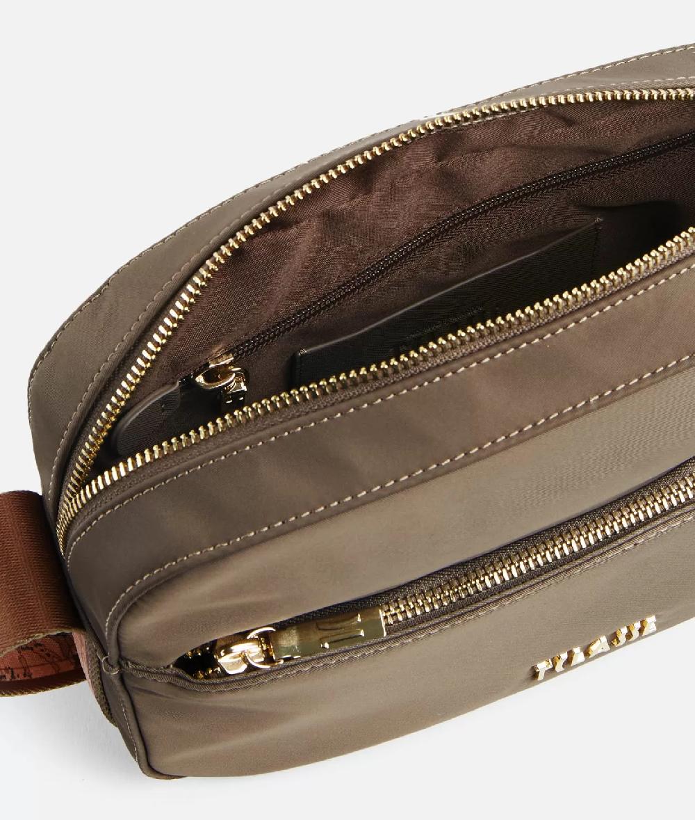 Alviero Martini 1a Classe Nylon Metaverse Tracolla Reporter Taupe Scuro