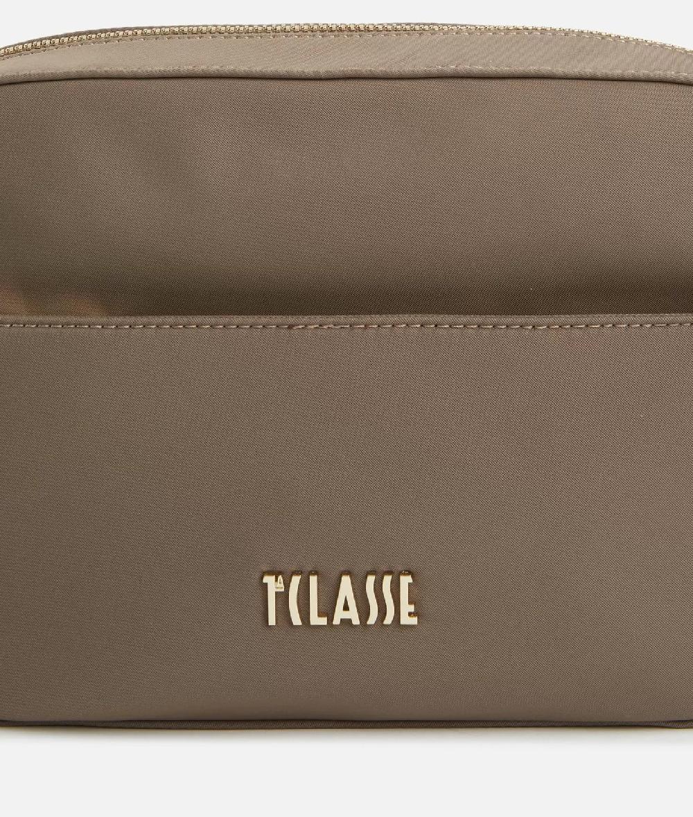 Alviero Martini 1a Classe Nylon Metaverse Tracolla Reporter Taupe Scuro