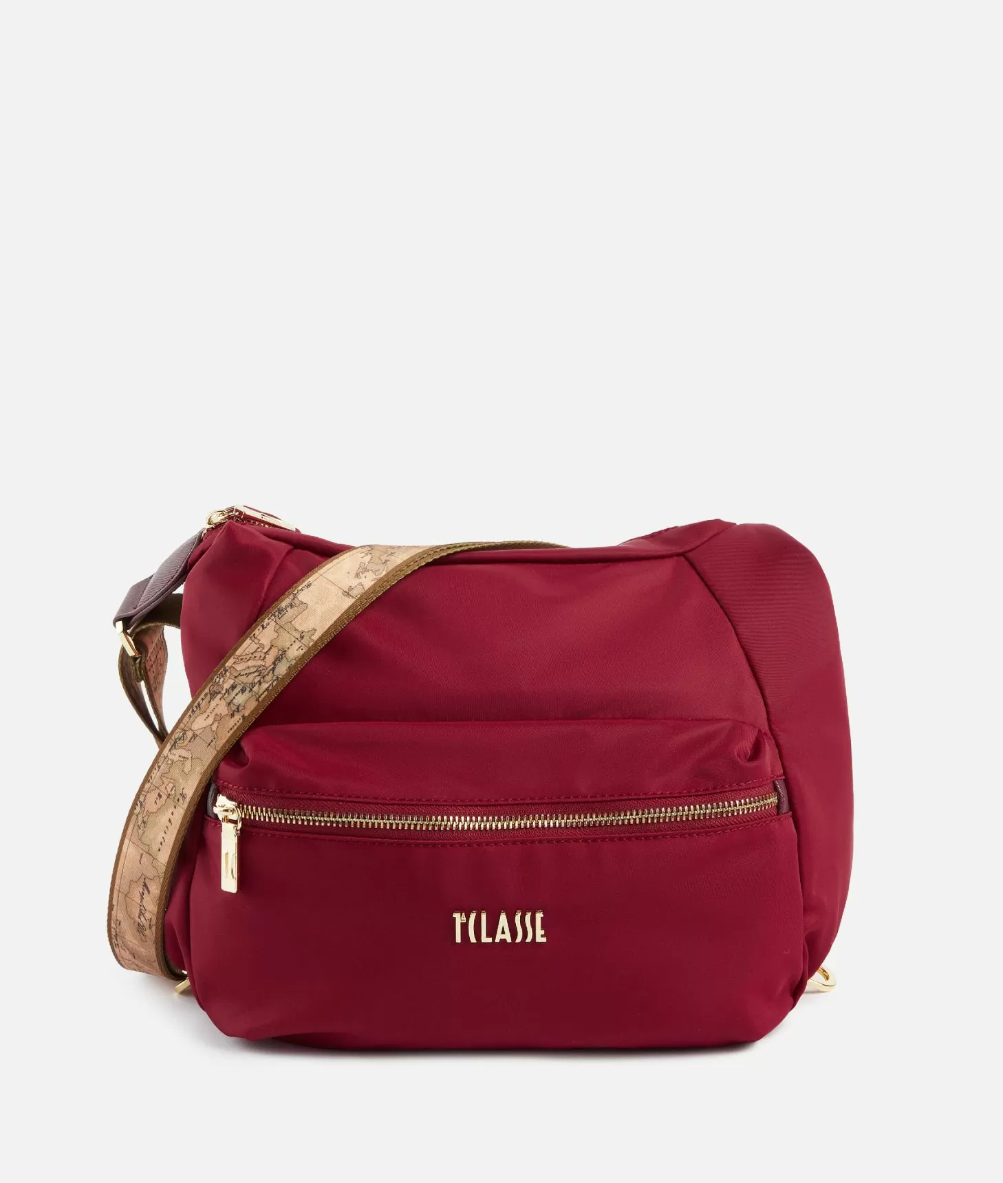 Alviero martini 1a classe Nylon Metaverse tracolla tripla portabilità Lampone